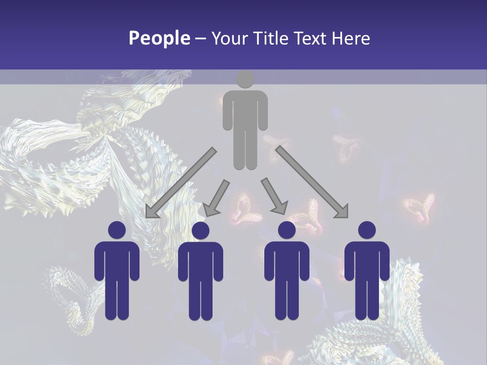 A Computer Generated Image Of A Human Brain PowerPoint Template