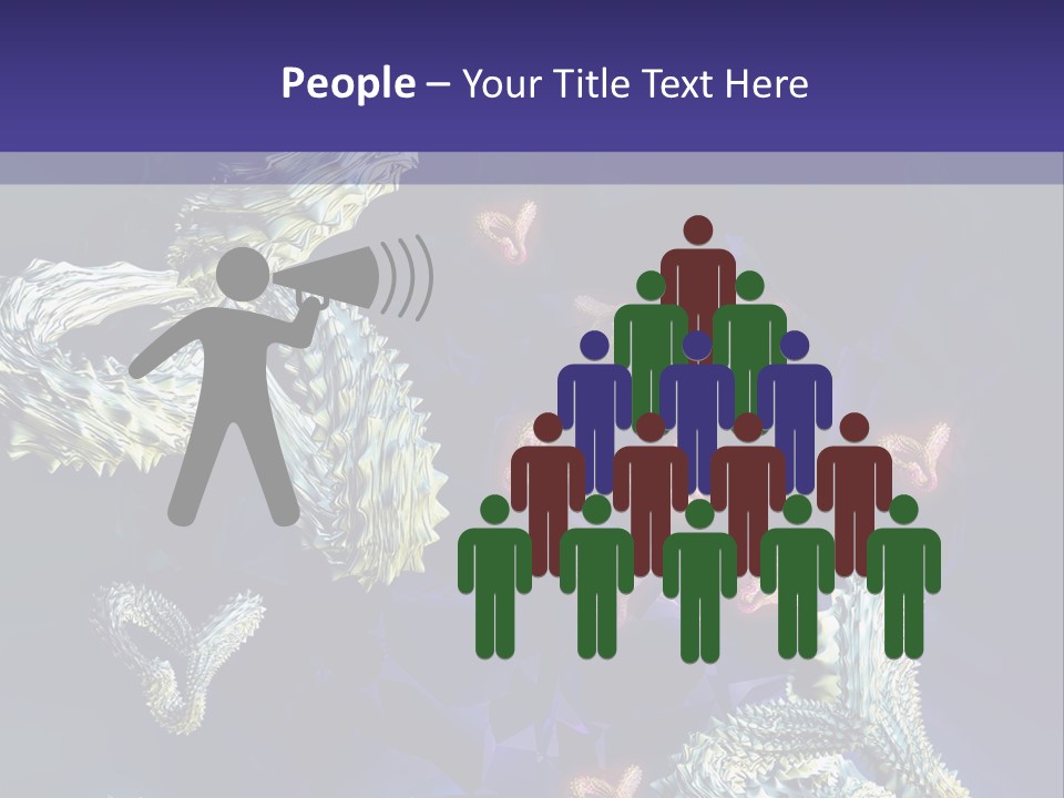 A Computer Generated Image Of A Human Brain PowerPoint Template