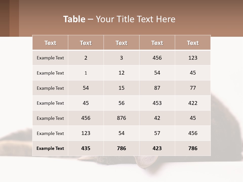 A Cat Laying On Its Back On Top Of A Table PowerPoint Template