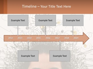 A Woman With A Light Bulb Above Her Head PowerPoint Template