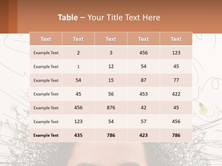 A Woman With A Light Bulb Above Her Head PowerPoint Template