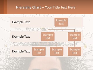 A Woman With A Light Bulb Above Her Head PowerPoint Template