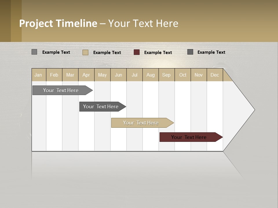 A Group Of Light Bulbs Sitting On Top Of A Wooden Table PowerPoint Template