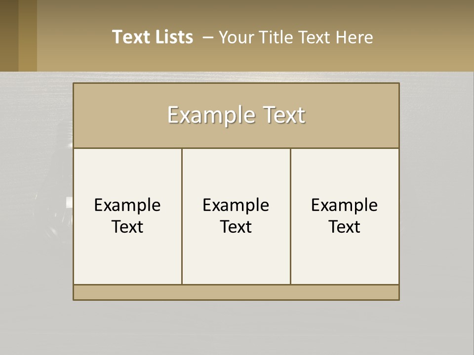 A Group Of Light Bulbs Sitting On Top Of A Wooden Table PowerPoint Template