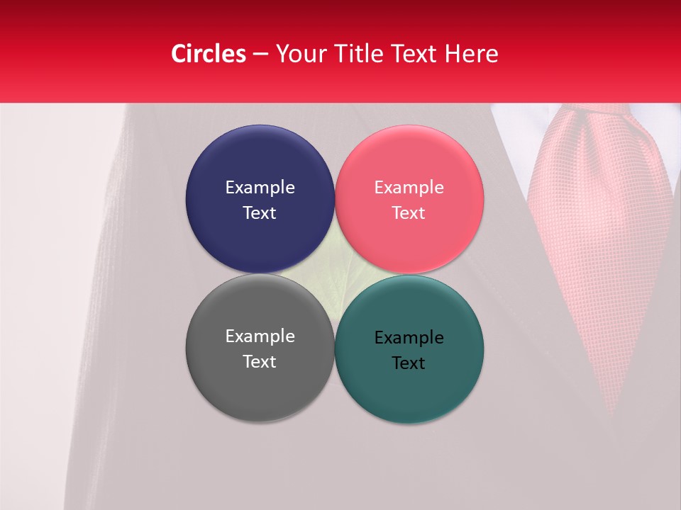 A Man In A Suit With A Green Leaf In His Pocket PowerPoint Template