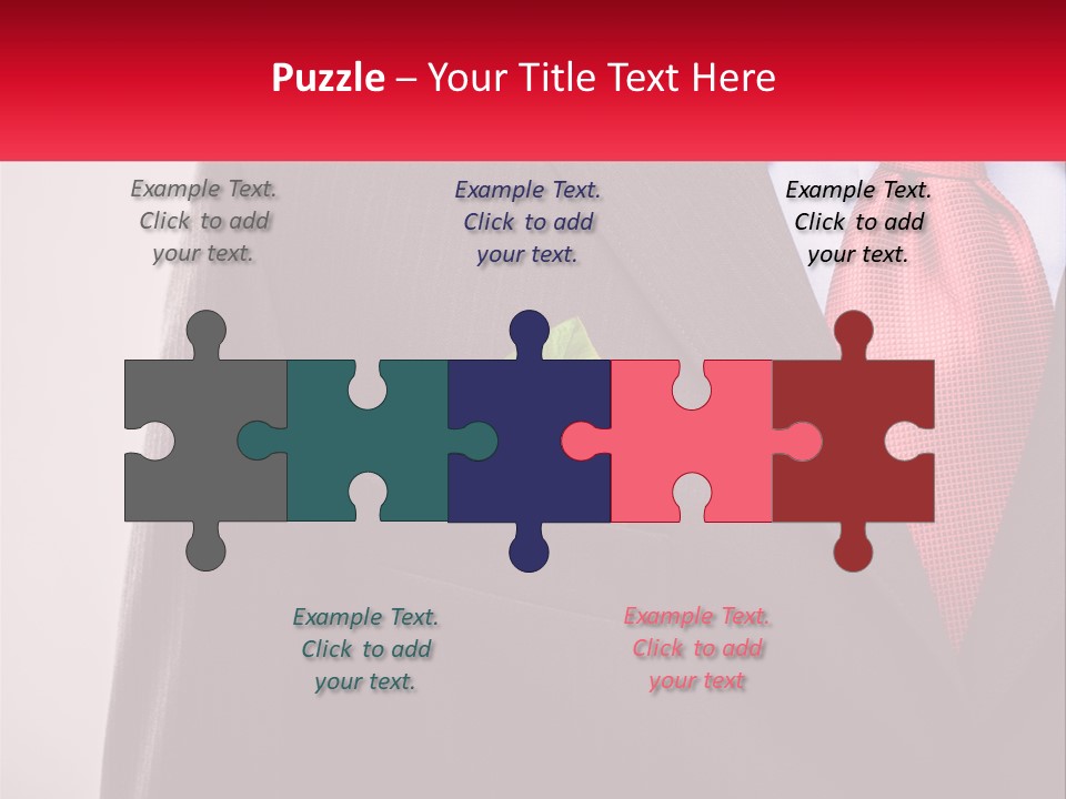 A Man In A Suit With A Green Leaf In His Pocket PowerPoint Template