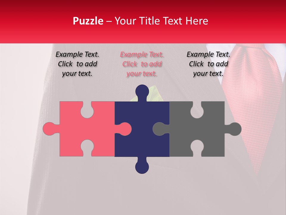 A Man In A Suit With A Green Leaf In His Pocket PowerPoint Template