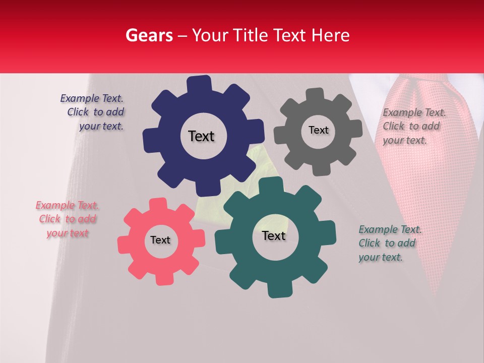 A Man In A Suit With A Green Leaf In His Pocket PowerPoint Template