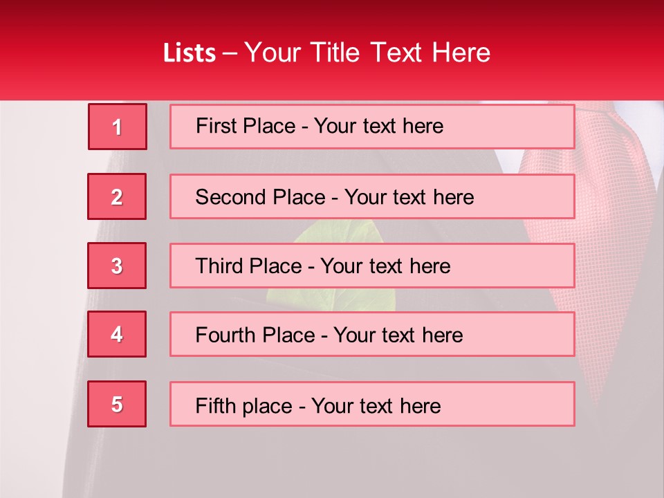 A Man In A Suit With A Green Leaf In His Pocket PowerPoint Template