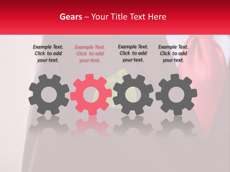 A Man In A Suit With A Green Leaf In His Pocket PowerPoint Template