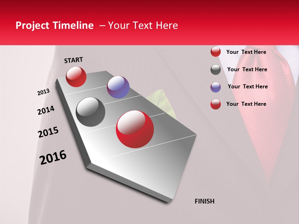 A Man In A Suit With A Green Leaf In His Pocket PowerPoint Template