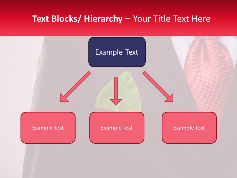 A Man In A Suit With A Green Leaf In His Pocket PowerPoint Template