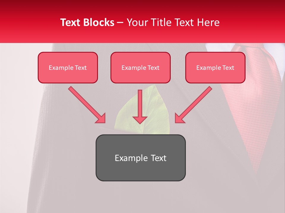 A Man In A Suit With A Green Leaf In His Pocket PowerPoint Template