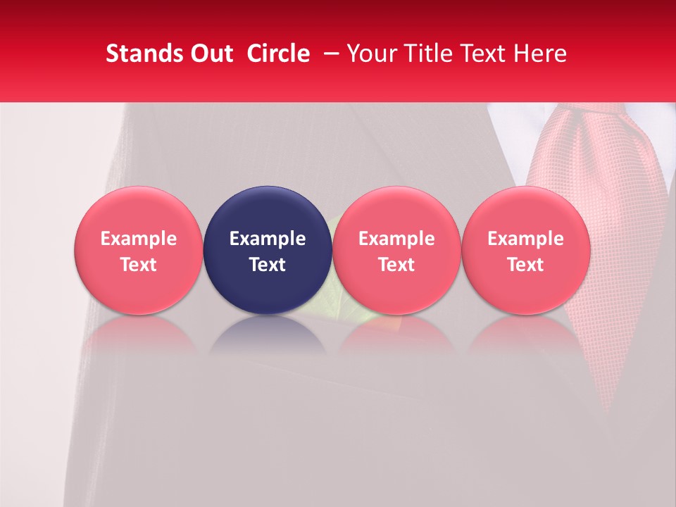 A Man In A Suit With A Green Leaf In His Pocket PowerPoint Template