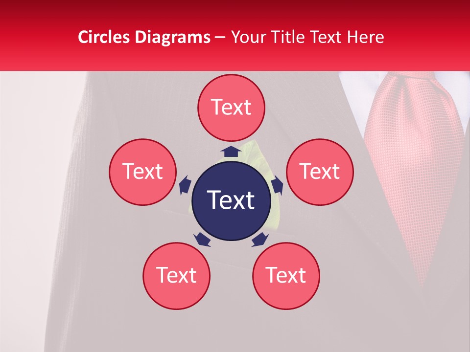 A Man In A Suit With A Green Leaf In His Pocket PowerPoint Template