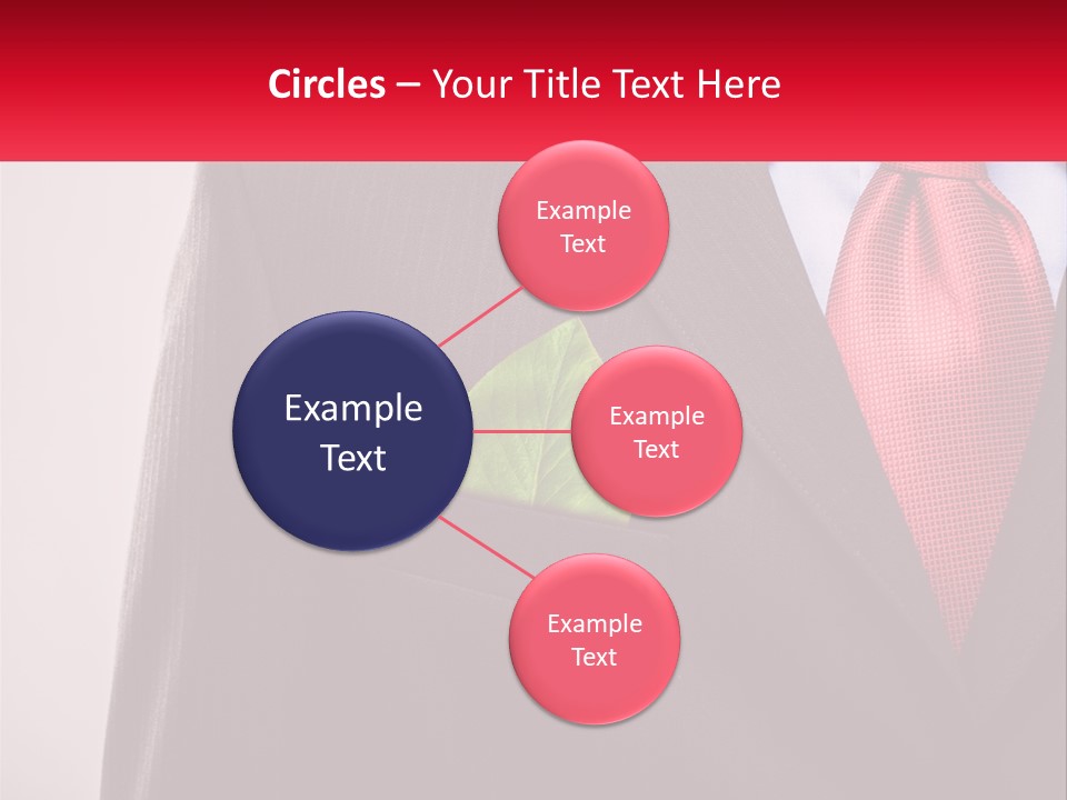 A Man In A Suit With A Green Leaf In His Pocket PowerPoint Template