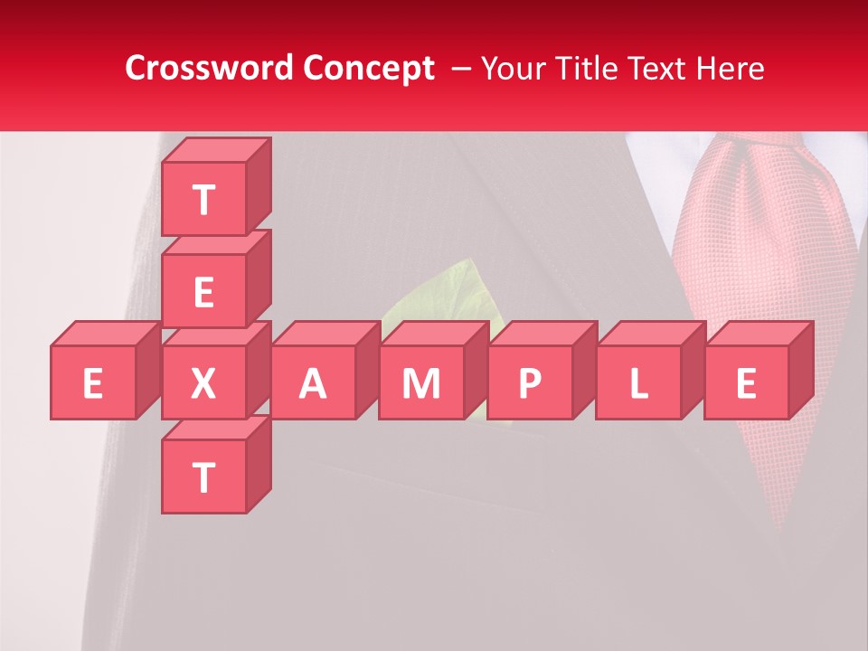 A Man In A Suit With A Green Leaf In His Pocket PowerPoint Template