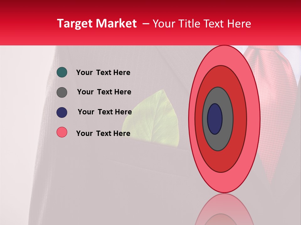 A Man In A Suit With A Green Leaf In His Pocket PowerPoint Template