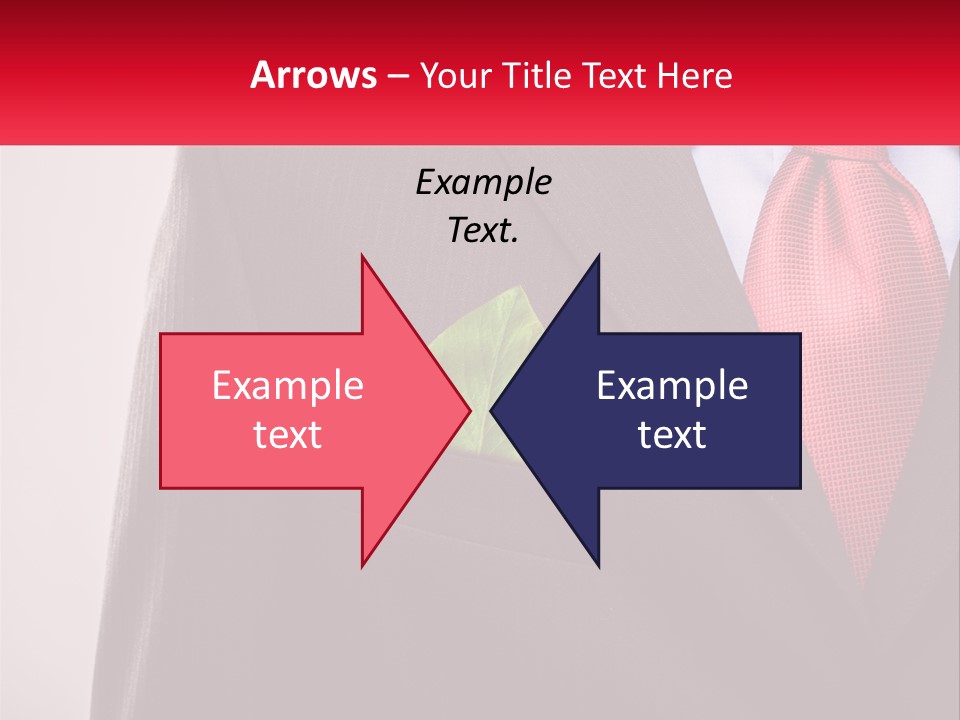 A Man In A Suit With A Green Leaf In His Pocket PowerPoint Template