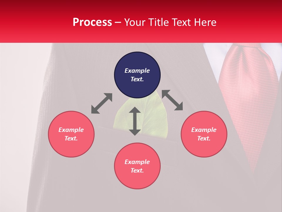 A Man In A Suit With A Green Leaf In His Pocket PowerPoint Template