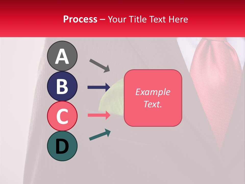 A Man In A Suit With A Green Leaf In His Pocket PowerPoint Template