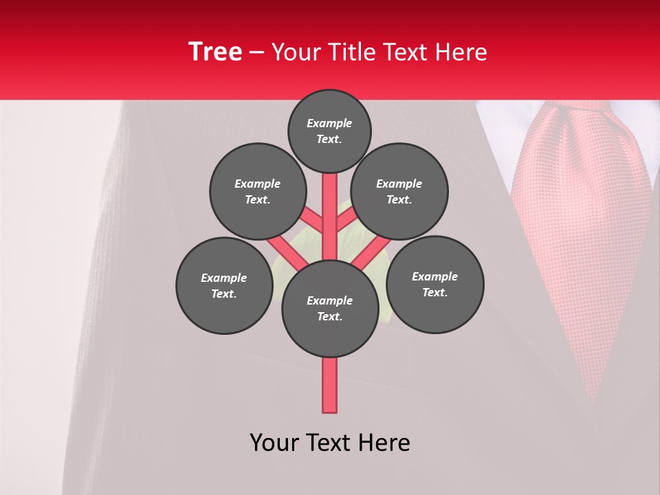 A Man In A Suit With A Green Leaf In His Pocket PowerPoint Template