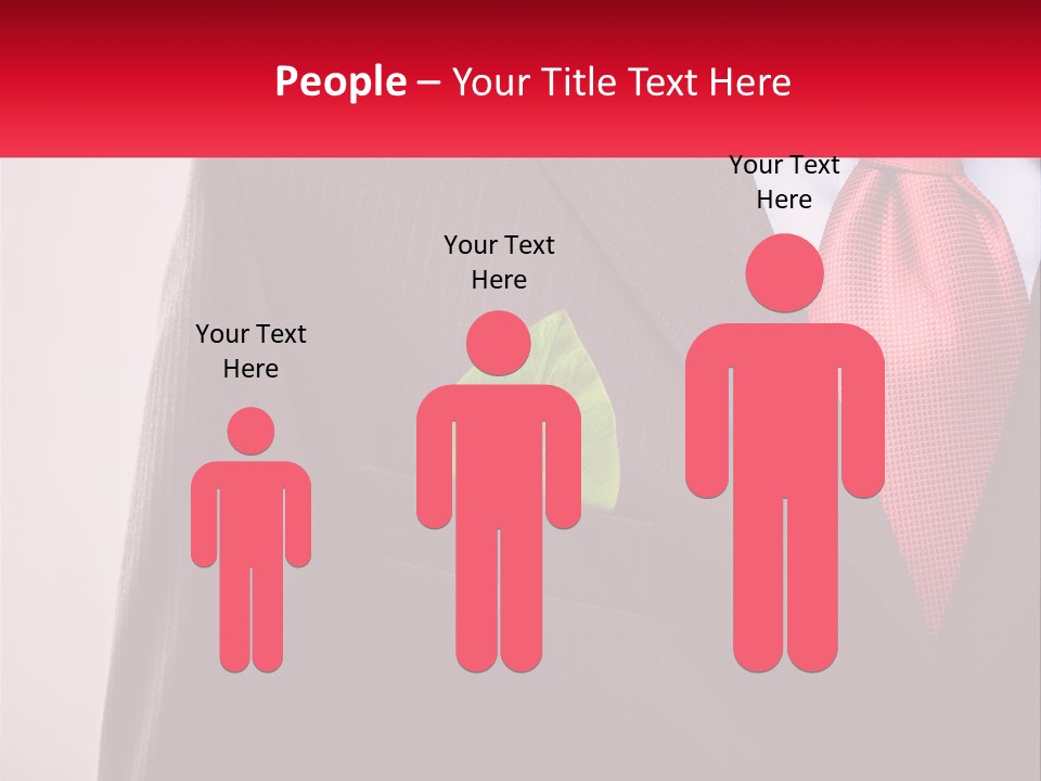 A Man In A Suit With A Green Leaf In His Pocket PowerPoint Template