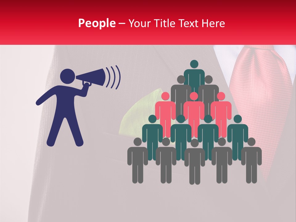 A Man In A Suit With A Green Leaf In His Pocket PowerPoint Template