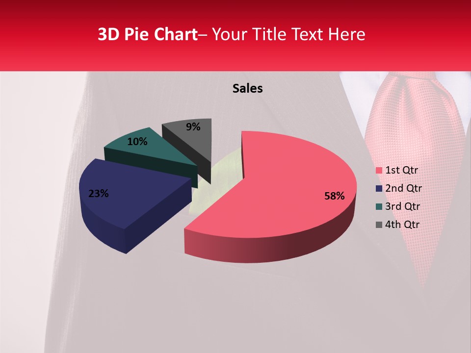 A Man In A Suit With A Green Leaf In His Pocket PowerPoint Template