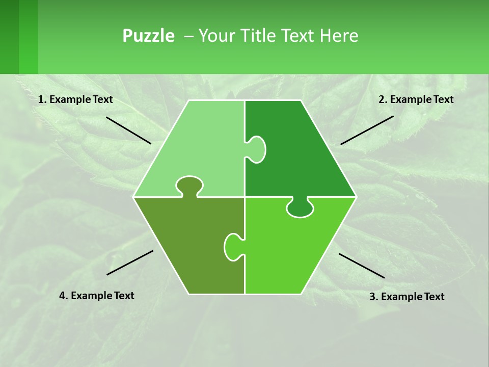 A Green Leaf Powerpoint Presentation Template PowerPoint Template