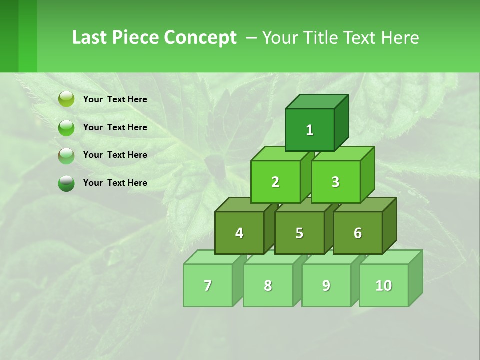A Green Leaf Powerpoint Presentation Template PowerPoint Template