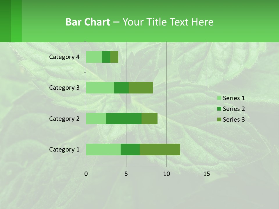A Green Leaf Powerpoint Presentation Template PowerPoint Template