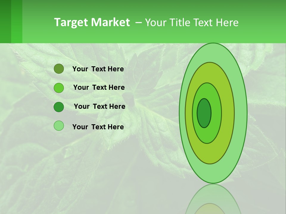 A Green Leaf Powerpoint Presentation Template PowerPoint Template