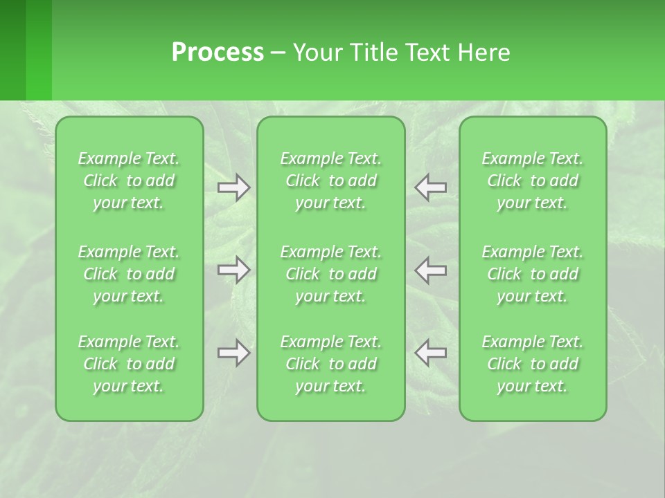 A Green Leaf Powerpoint Presentation Template PowerPoint Template