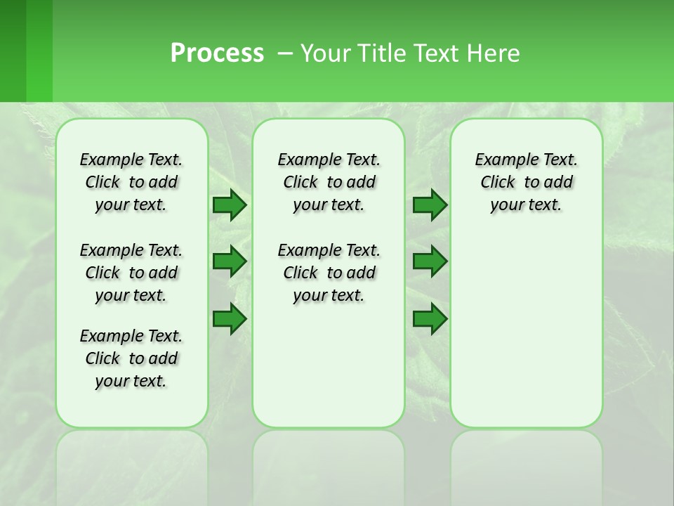 A Green Leaf Powerpoint Presentation Template PowerPoint Template