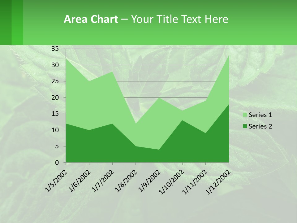 A Green Leaf Powerpoint Presentation Template PowerPoint Template