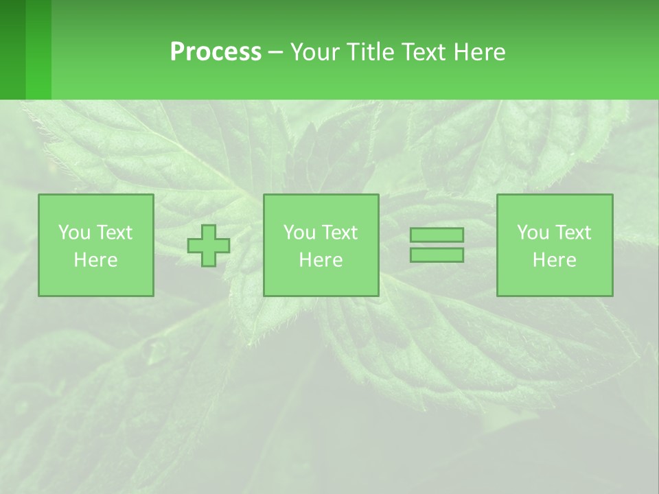 A Green Leaf Powerpoint Presentation Template PowerPoint Template