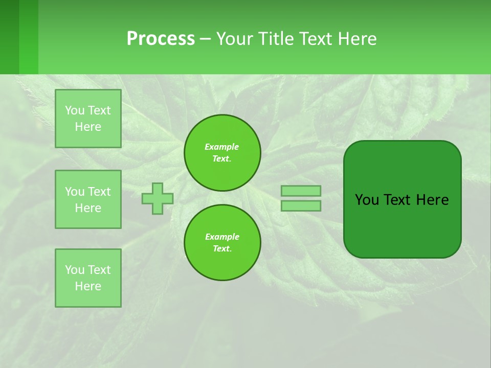 A Green Leaf Powerpoint Presentation Template PowerPoint Template
