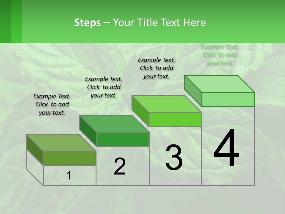 A Green Leaf Powerpoint Presentation Template PowerPoint Template