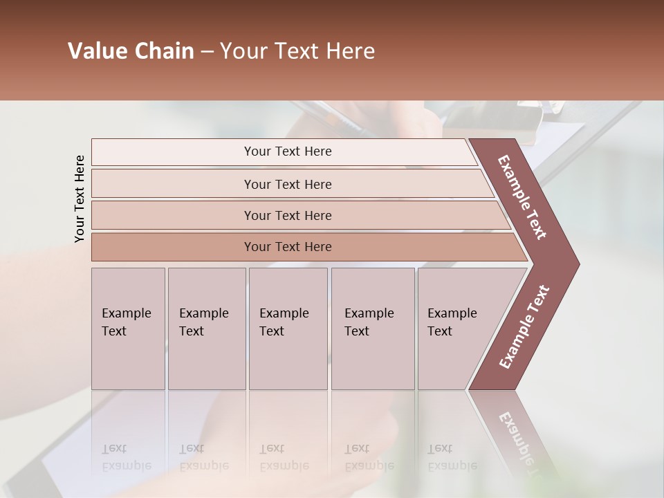 A Person Writing On A Piece Of Paper With A Pen PowerPoint Template