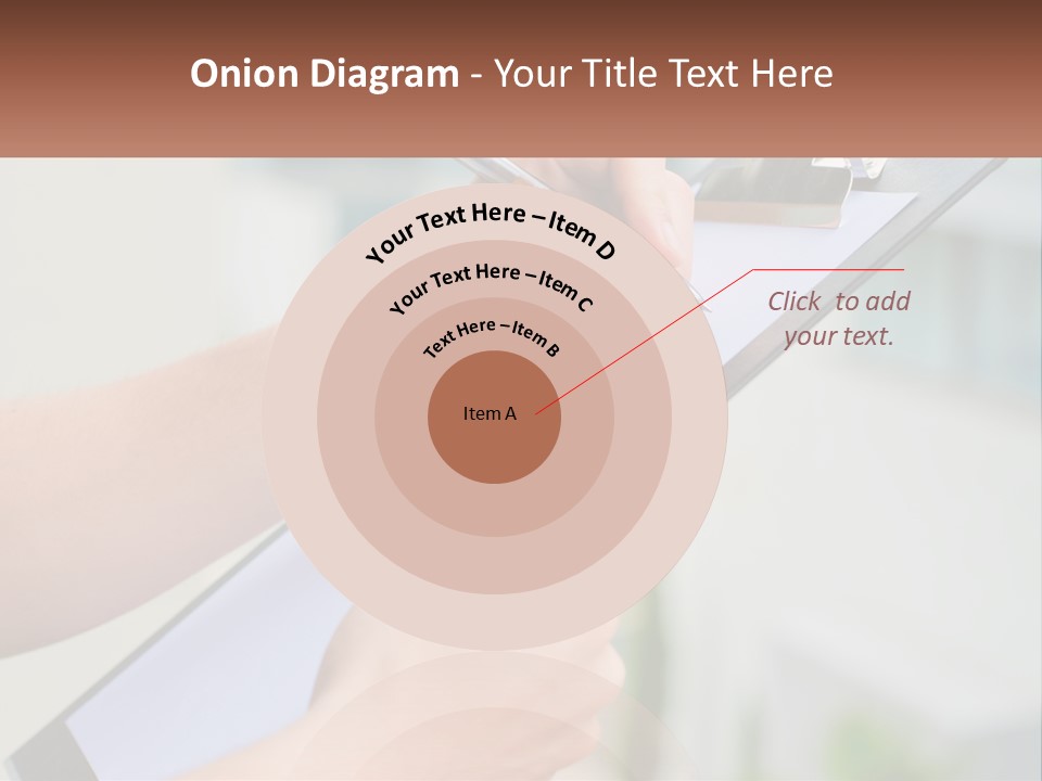 A Person Writing On A Piece Of Paper With A Pen PowerPoint Template