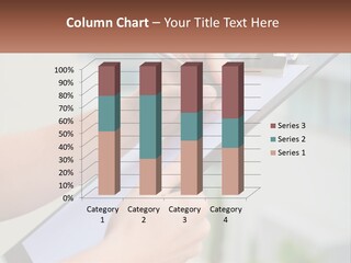 A Person Writing On A Piece Of Paper With A Pen PowerPoint Template