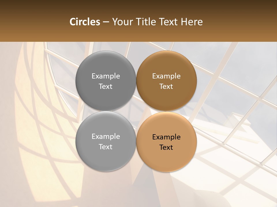 A Picture Of A Building With A Sky Background PowerPoint Template