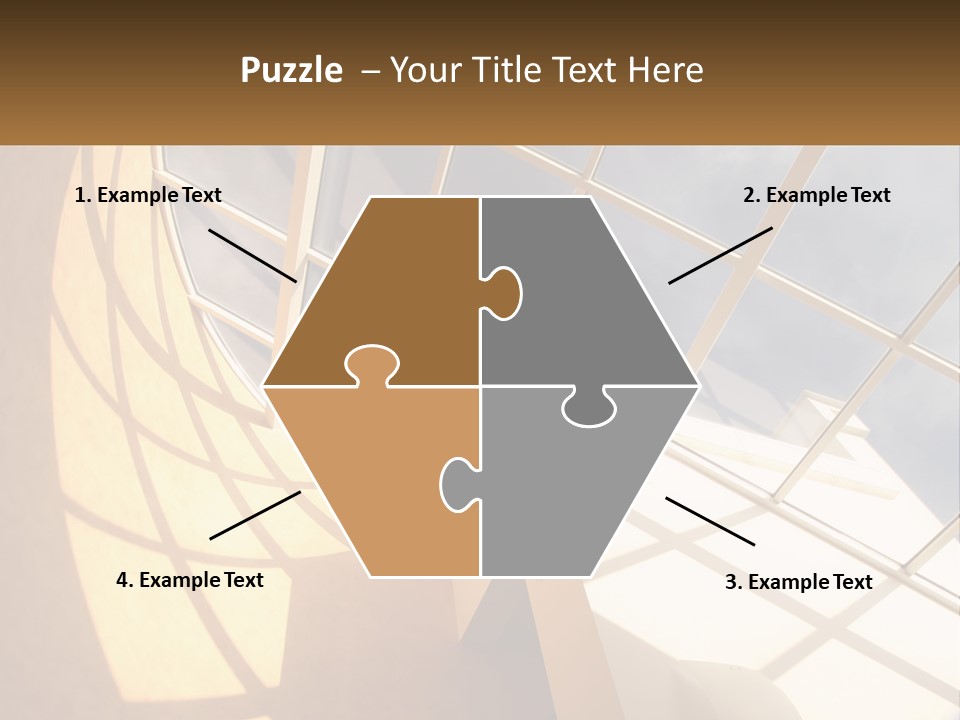 A Picture Of A Building With A Sky Background PowerPoint Template