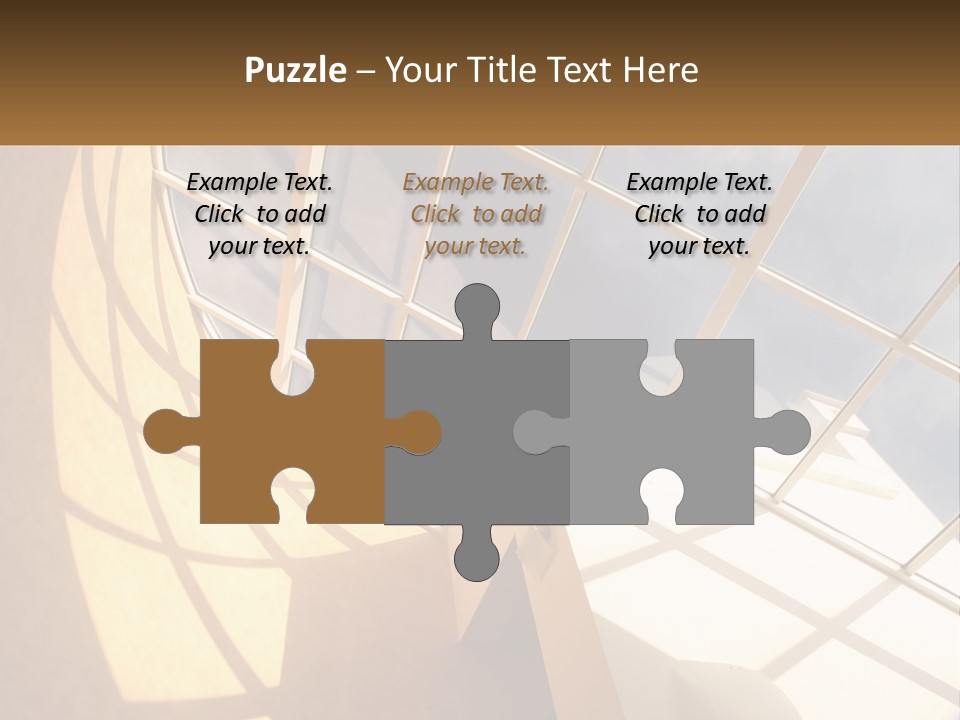 A Picture Of A Building With A Sky Background PowerPoint Template