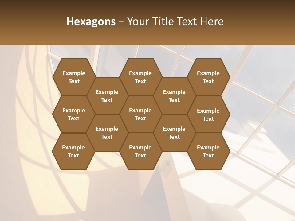 A Picture Of A Building With A Sky Background PowerPoint Template