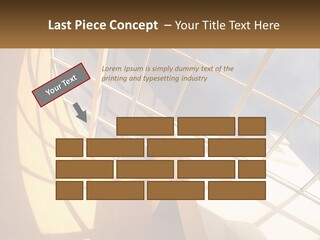 A Picture Of A Building With A Sky Background PowerPoint Template