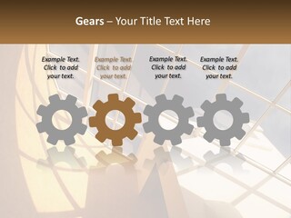 A Picture Of A Building With A Sky Background PowerPoint Template