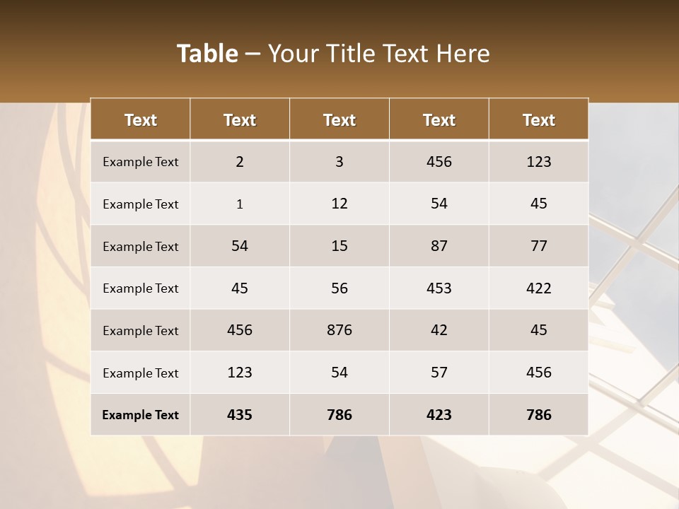 A Picture Of A Building With A Sky Background PowerPoint Template