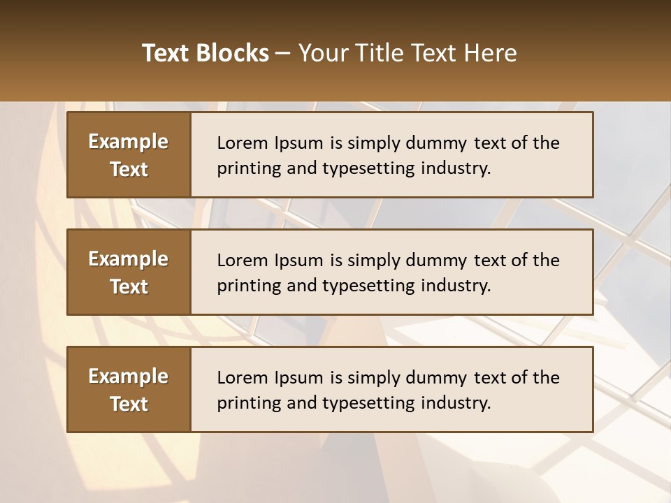 A Picture Of A Building With A Sky Background PowerPoint Template